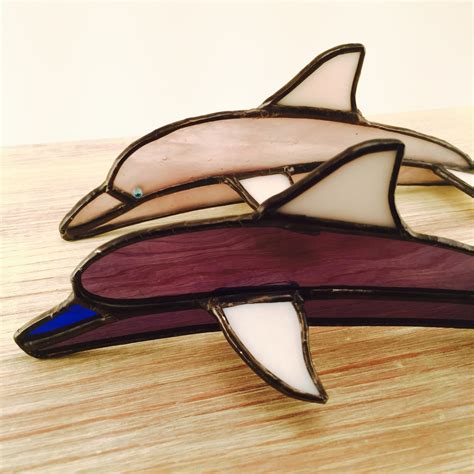 Stained Glass Dolphin Beach Lover Ts Dolphin