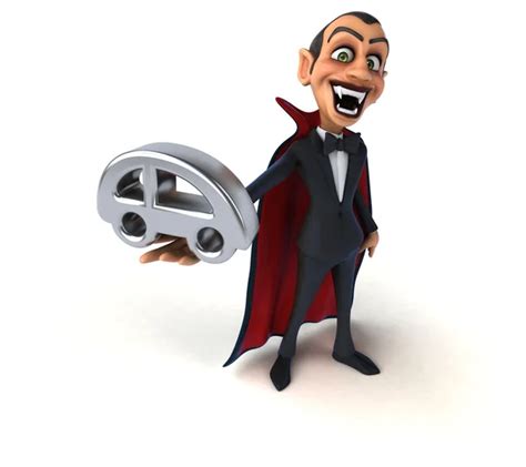 Funny cartoon Vampire — Stock Photo © julos #105707986