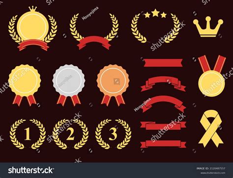 Awards Ribbon Vector Illustrations Stock Vector (Royalty Free ...