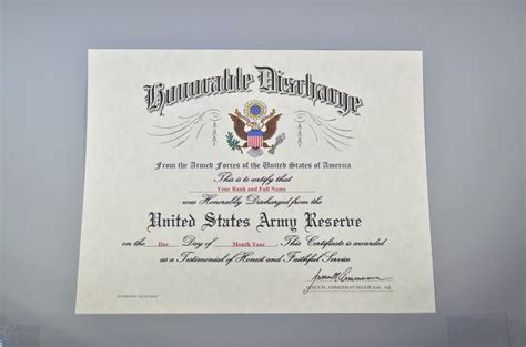 Honorable Discharge United States Army Military Certificates Medals