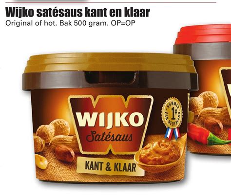 Wijko Satesaus Kant En Klaar G Aanbieding Bij Dirk