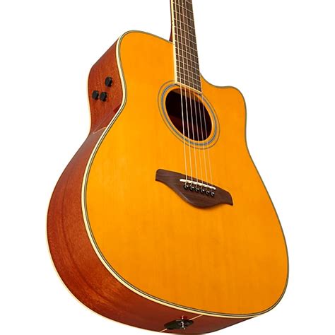 Yamaha Fgc Ta Transacoustic Dreadnought Cutaway Acoustic Electric