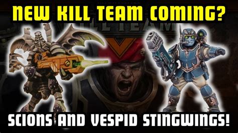 New Kill Team New Vespid Stingwings Vs New Tempestus Scions Youtube