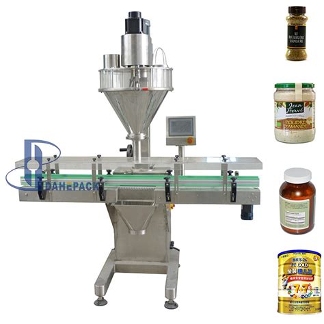 Automatic Powder Auger Filler Cans Bottles Filling Machine Spice