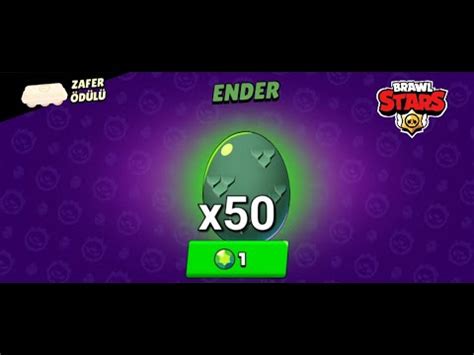 50 TANE BEDAVA YUMURTA AÇTIM Brawl Stars YouTube