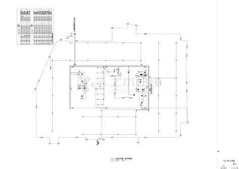 E 1 21 301 北区3号楼一层照明平面cad图dwg商业建筑土木在线