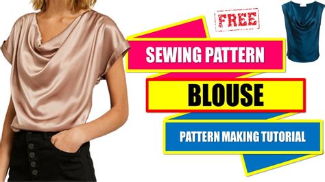 SEWING PATTERN BLOUSE TRENDY PATTERN MAKING TUTORIAL YouTube