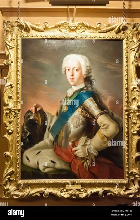 Oil Painting Charles Edward Stuart Bonnie Prince Charlie Residence