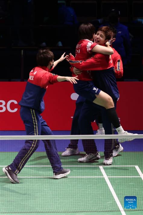 China Beats Japan To Claim Th Sudirman Cup Title People S