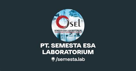 PT SEMESTA ESA LABORATORIUM Instagram Facebook Linktree