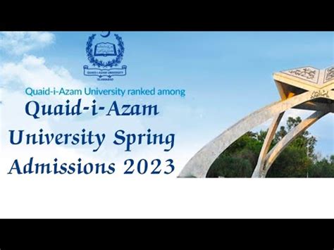 Quaid I Azam University Islamabad Bs Spring Admission How To Apply In