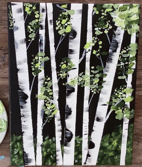 How To Paint Birch Trees Easy Step By Step Painting Tutorial Artofit