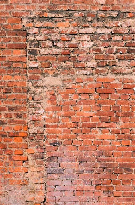 Las Paredes De Ladrillo Viejas Un Fragmento De La Pared Del Edificio