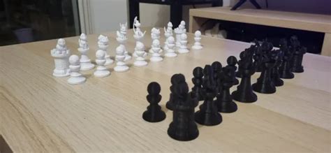 POKÉMON CHESS SET in 3D printing Complete set with 32 pieces