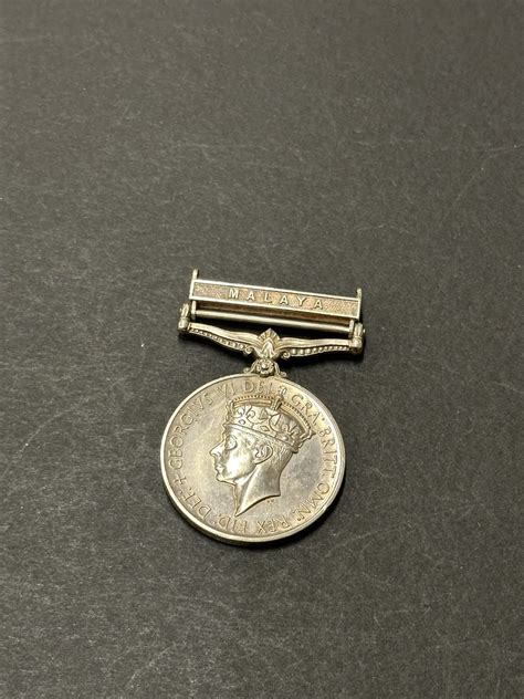 General Service Medal Gvi Malaya Bygones Shop