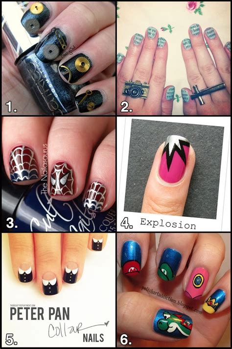 7 Geek Nail Art Designs Lomejor Demaro Life