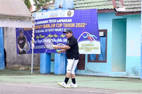 Habib Idrus Buka Turnamen Tenis Wakil Bupati Banjar Cup Radio