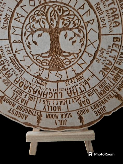 Celtic Tree Calendar Tree Of Life Wheel Of The Year Ogham Calendar