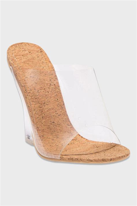 Clear Wedge Sandals Modern Minx