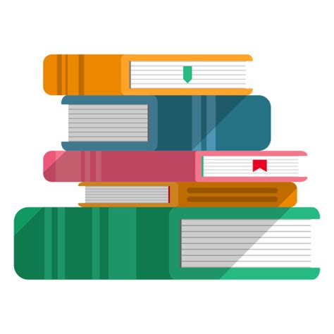 Diseño Png Y Svg De Libros Apilados Vector Para Camisetas