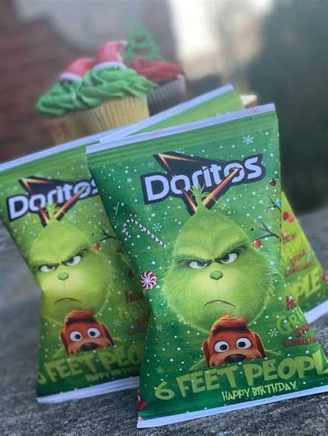 Grinch Party Favors Grinch Party Grinch Christmas Party Christmas Party Favors