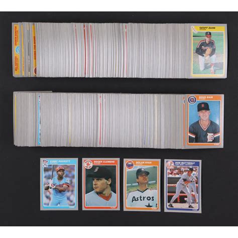 1985 Fleer Baseball Complete Set Of 660 Cards With Kirby Puckett 286