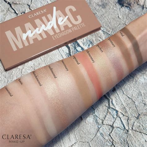 Paleta Cieni NUDE MANIAC Claresa