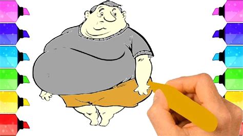 How To Draw Fat People