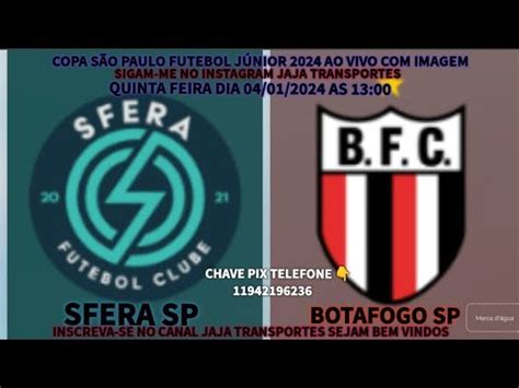 SFERA 1X0 BOTAFOGO COPA SÃO PAULO FUTEBOL JÚNIOR YouTube