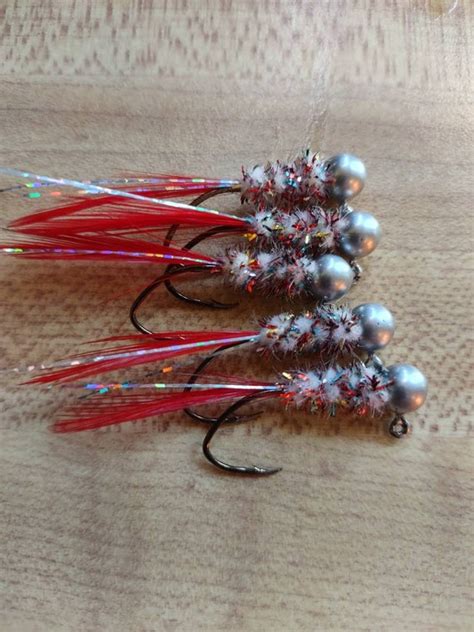 Hand Tied Crappie Jigs Etsy