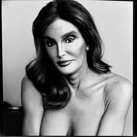 Photo Of Caitlyn Jenner By Diane Arbus Black And Stable Diffusion