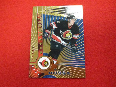 Pacific Dynagon Marian Hossa Hockey Rookie Card Senators Rc Ebay