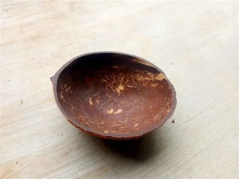 Natural Oval Enable Nature Coconut Shell Bowls For Candle Making