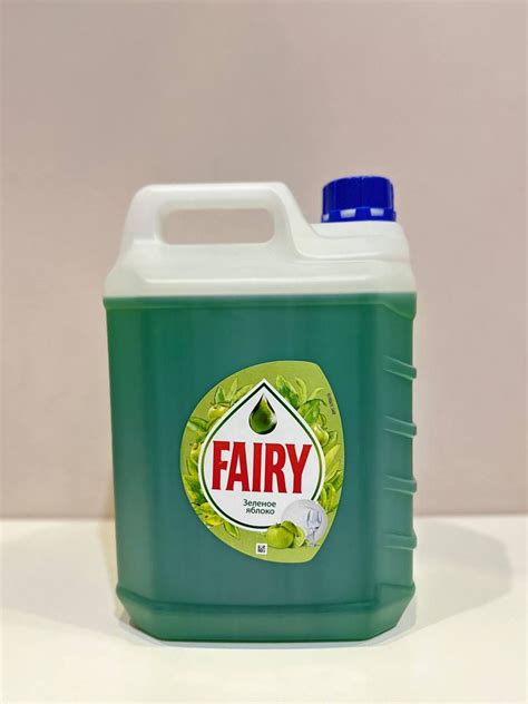 Средство для мытья посуды Fairy Зеленое Яблоко 5л - купить с доставкой ...