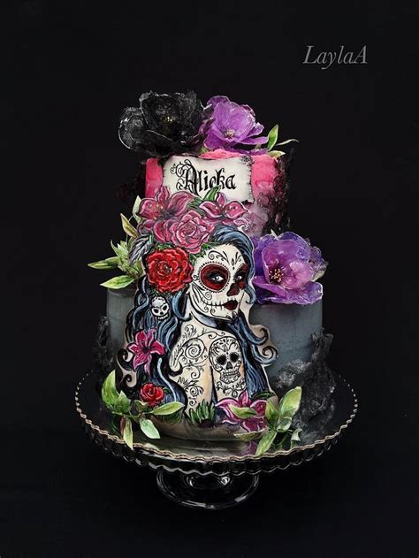 Muerte Decorated Cake By Layla A Cakesdecor