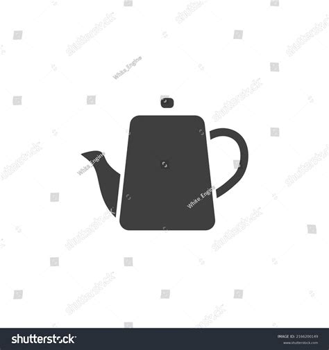 Vector Sign Teapot Symbol Isolated On Stock Vector Royalty Free
