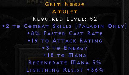 Crafted Amu Fcr Ama Pala Sorc Topic D Jsp