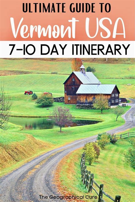 The Perfect Vermont Route Road Trip A Day Itinerary Artofit