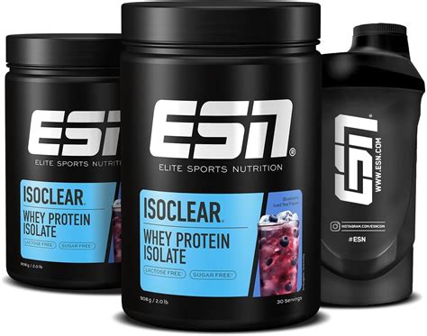 Esn Isoclear Whey Isolate Protein Pulver Blueberry Iced Tea X G