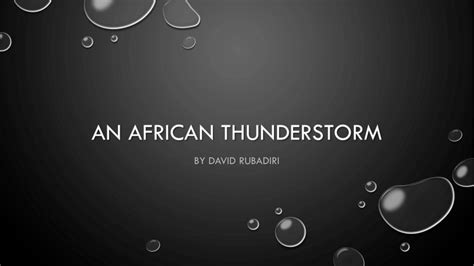 An African Thunderstorm new