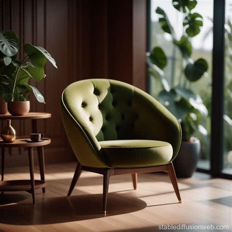 Kiwi Inspired Unique Chair Design Stable Diffusion Online