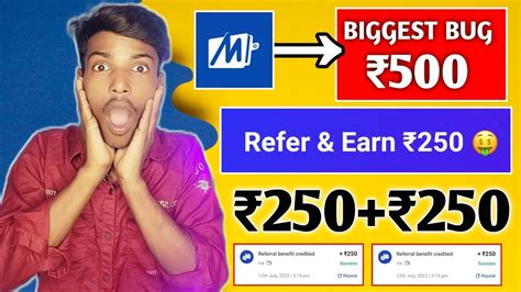 Mobikwik Biggest Bug Par Number 500 Refer 250 SingUp 250