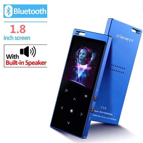 MP4 Player Bluetooth Touch Key Built in Speaker Lossless HiFi Music Player with FM Video Player ...