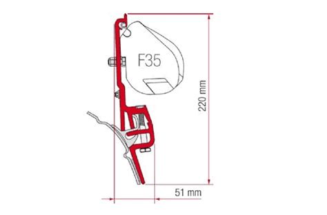 Awning Bracket For Fiamma F45 VW T4 98655Z011 Campervan