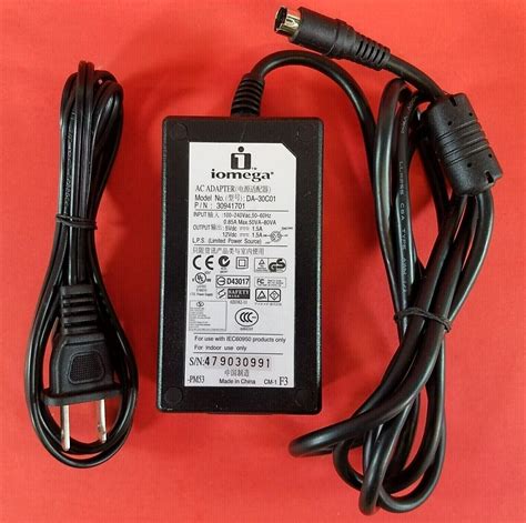 Genuine Iomega Da C Power Supply Adaptor V V A Oem Ac Dc