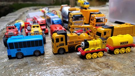 CAR TOYS TAYO THE LITLE BUS GARBAGE TRUCK TRUK SAMPAH OFFROAD