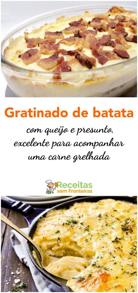 Gratinado De Batata Com Queijo E Presunto Rezept