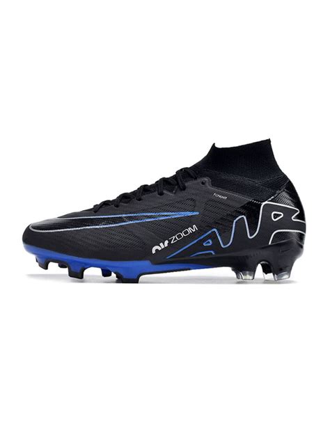 2023 Nike Air Zoom Mercurial Superfly 9 Elite FG Black Chrome Hyper Royal