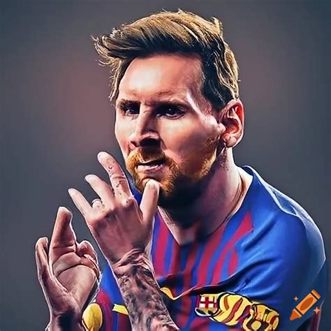 Leo Messi World Renowned Soccer Player On Craiyon