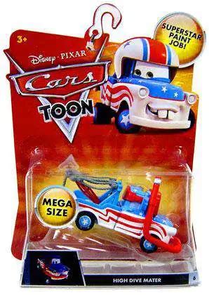 Disney Pixar Cars Toon Deluxe Daredevil Lightning McQueen Mater The ...